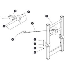 Maintenance Stand - Bottom for Skyjack SJ9233 RT Scissor Lift