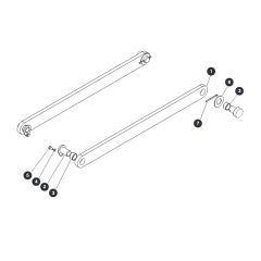 Centering Bar - Bottom for Skyjack SJ9243 RT Scissor Lift