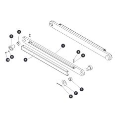 Centering Bar - Top for Skyjack SJ9243 RT Scissor Lift