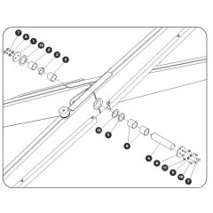 Center Pin for Skyjack SJ9243 RT Scissor Lift