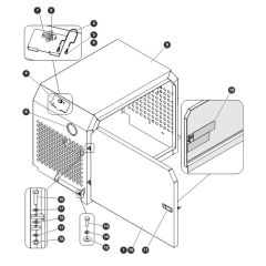 Engine Cover for Skyjack SJ9243 RT Scissor Lift