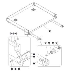 Extension Deck Platform for Skyjack SJ9243 RT Scissor Lift