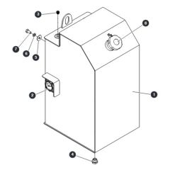 Fuel Tank for Skyjack SJ9243 RT Scissor Lift