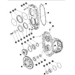 Gear Box - Rear Axle for Skyjack SJ9243 RT Scissor Lift