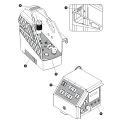 Labels - Control Boxes for Skyjack SJ9243 RT Scissor Lift