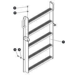 Ladder for Skyjack SJ9243 RT Scissor Lift