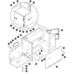 Lateral Bracket - Left Side for Skyjack SJ9243 RT Scissor Lift