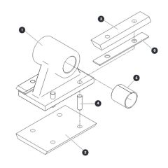 Lower Slider for Skyjack SJ9243 RT Scissor Lift