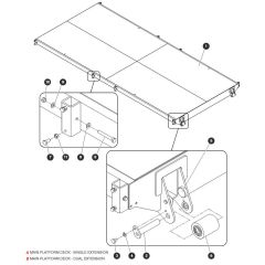 Main Platform Deck for Skyjack SJ9243 RT Scissor Lift