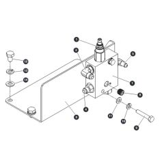 Pressure Reducing Manifold for Skyjack SJ9243 RT Scissor Lift