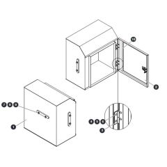 Storage Box for Skyjack SJ9243 RT Scissor Lift