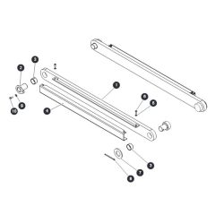 Centering Bar - Top for Skyjack SJ9253 RT Scissor Lift