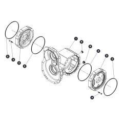 Central Housing - Rear Axle for Skyjack SJ9253 RT Scissor Lift