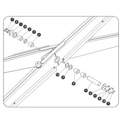 Center Pin for Skyjack SJ9253 RT Scissor Lift