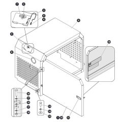 Engine Cover for Skyjack SJ9253 RT Scissor Lift