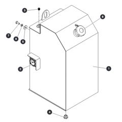 Fuel Tank for Skyjack SJ9253 RT Scissor Lift