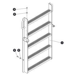 Ladder for Skyjack SJ9253 RT Scissor Lift