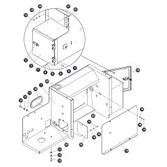 Lateral Bracket - Left Side for Skyjack SJ9253 RT Scissor Lift