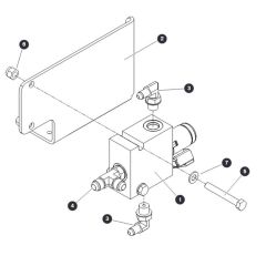 Motor Shift Manifold for Skyjack SJ9253 RT Scissor Lift