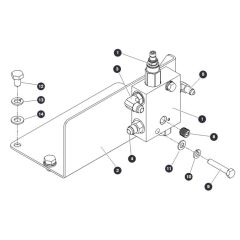 Pressure Reducing Manifold for Skyjack SJ9253 RT Scissor Lift