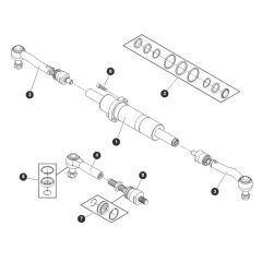 Steering - Front Axle for Skyjack SJ9253 RT Scissor Lift