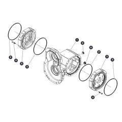 Central Housing - Rear Axle for Skyjack SJ9664 RT Scissor Lift
