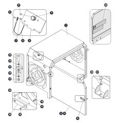 Engine Cover Cage for Skyjack SJ9664 RT Scissor Lift