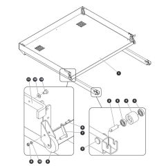 Extension Deck Platform for Skyjack SJ9664 RT Scissor Lift