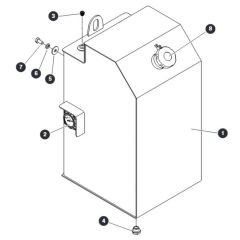 Fuel Tank for Skyjack SJ9664 RT Scissor Lift