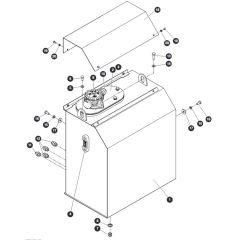 Hydraulic Tank for Skyjack SJ9664 RT Scissor Lift