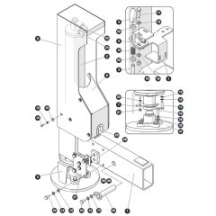 Outriggers for Skyjack SJ9664 RT Scissor Lift