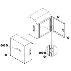Storage Box for Skyjack SJ9664 RT Scissor Lift