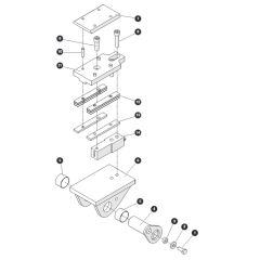 Upper Sliders for Skyjack SJ9664 RT Scissor Lift
