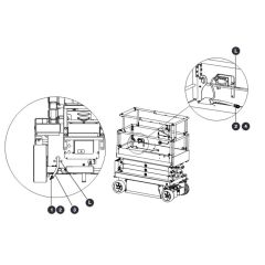 Air Hose to Platform for Skyjack SJIII 3215 (10000996 - 10999999) DC Scissor Lift