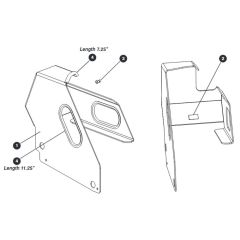 Aluminum Control Box Guard Option for Skyjack SJIII 3215 (10000996 - 10999999) DC Scissor Lift