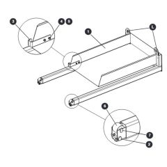 Extension Platform Assembly for Skyjack SJIII 3215 (10000996 - 10999999) DC Scissor Lift