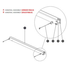 Extension Slide Railing for Skyjack SJIII 3215 (10000996 - 10999999) DC Scissor Lift