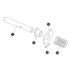 Gate Latch Assembly for Skyjack SJIII 3215 (10000996 - 10999999) DC Scissor Lift