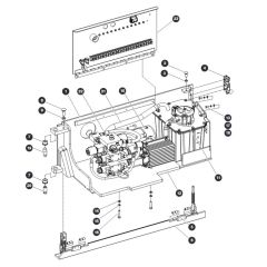 Hydraulic/Electrical Tray Assembly - Plastic Tank for Skyjack SJIII 3215 (10000996 - 10999999) DC Scissor Lift