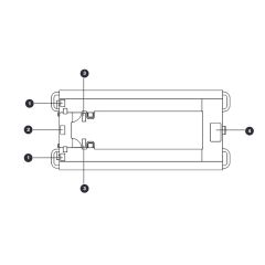 Labels - Chassis Top for Skyjack SJIII 3215 (10000996 - 10999999) DC Scissor Lift