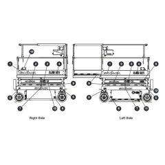 Labels - Sides for Skyjack SJIII 3215 (10000996 - 10999999) DC Scissor Lift