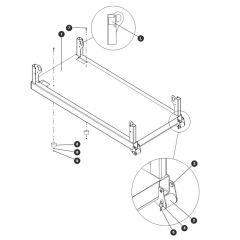 Main Platform Assembly for Skyjack SJIII 3215 (10000996 - 10999999) DC Scissor Lift