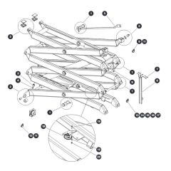 Scissor Stack - Accessories and Hardware for Skyjack SJIII 3215 (10000996 - 10999999) DC Scissor Lift