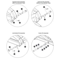 Scissor Stack Connecting Hardware for Skyjack SJIII 3215 (10000996 - 10999999) DC Scissor Lift
