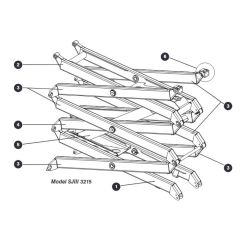 Scissor Stack for Skyjack SJIII 3215 (10000996 - 10999999) DC Scissor Lift