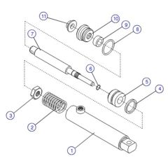 Brake Cylinder Assembly for Skyjack SJIII 3220 DC Scissor Lift