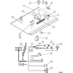 Electrical Panel Assembly for Skyjack SJIII 3220 DC Scissor Lift