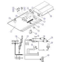 Electrical Panel (EE-Rated) Assembly for Skyjack SJIII 3220 DC Scissor Lift