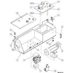 Hydraulic/Electric Tray Assembly for Skyjack SJIII 3220 DC Scissor Lift