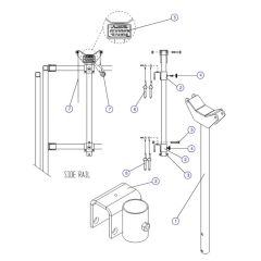 Pipe Rack Assembly for Skyjack SJIII 3220 DC Scissor Lift